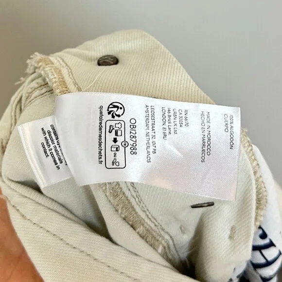 FREE PEOPLE We the Free Ziggy Denim Overalls in Wash Parchment Size Medium - Picture 10 of 15